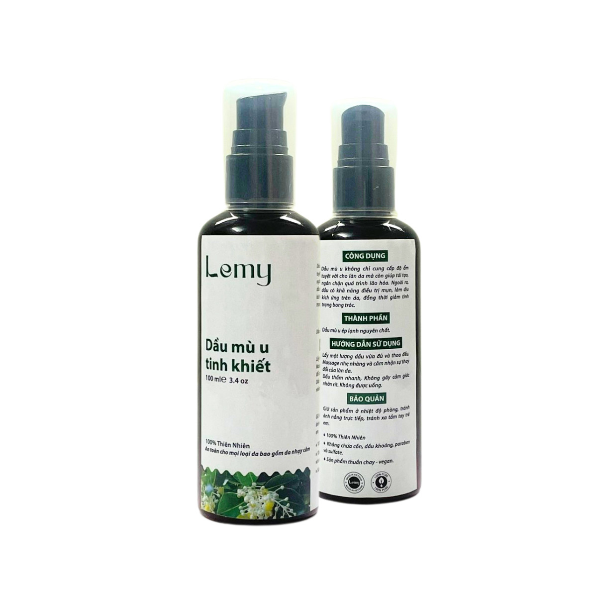 Dầu mù u ép lạnh nguyên chất